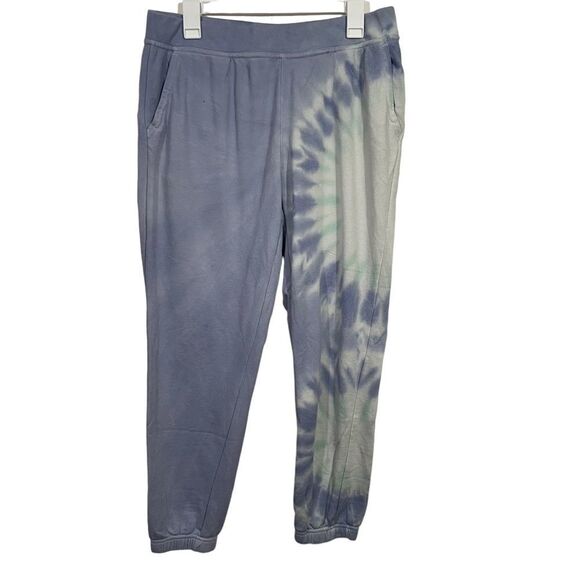 Wildfox Blue Tie Dye Jogger Sweatpants - Picture 1 of 4